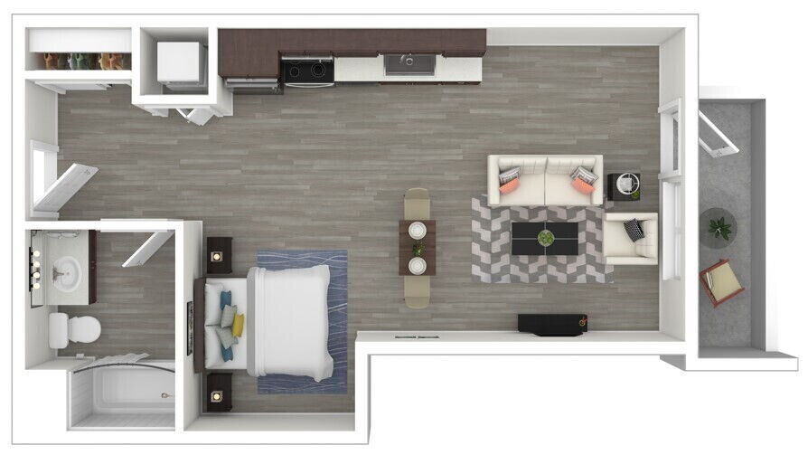 Floor Plan - Studio 