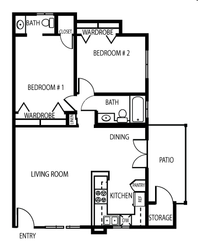 2BR/1.5BA - Coronado