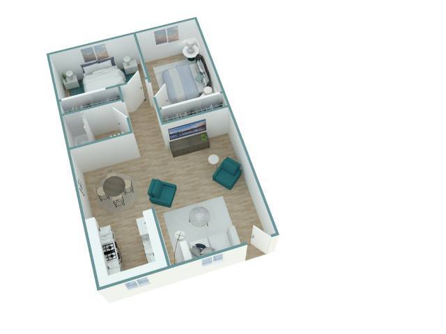 Floor Plan - 2x1A