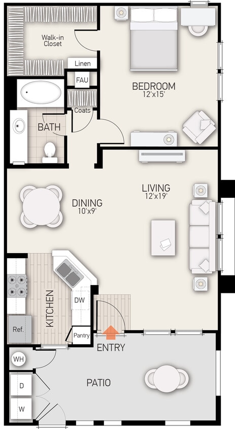 Floor Plan - Quail Ridge - Plan D