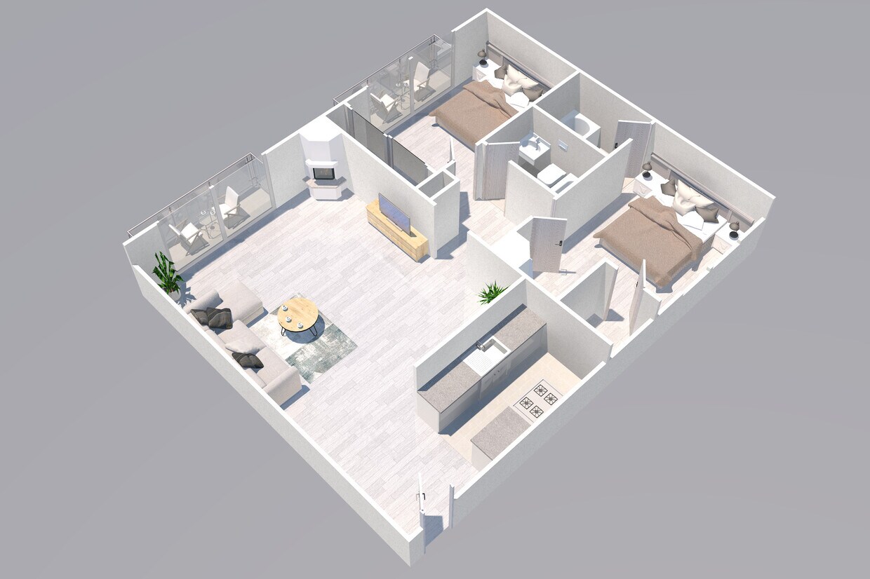 2Bed/ 2Bath - Two Bedroom Two Bath