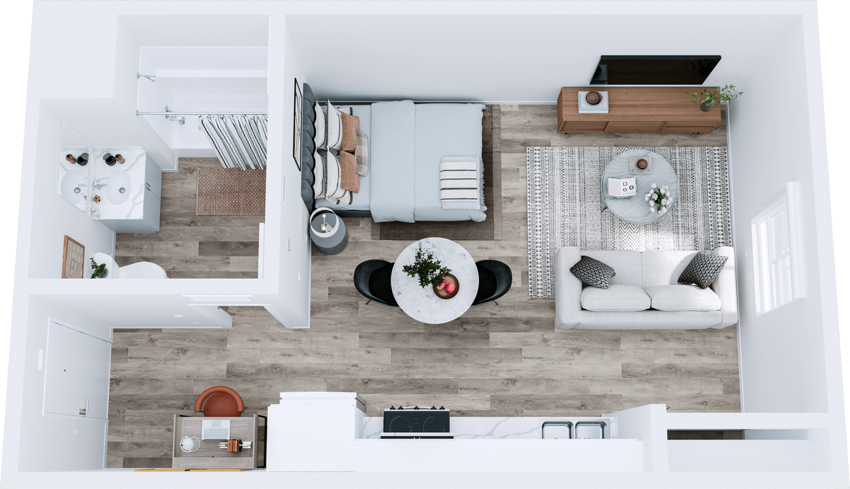 Floor Plan - Plan S - Studio
