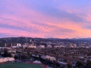Sunrise from apartment - 2170 Century Park E Unit 1904