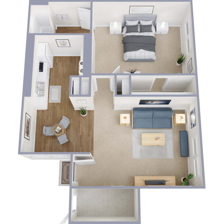 1x1_682_Overhead_15311.png - 1 Bed 1 Bath
