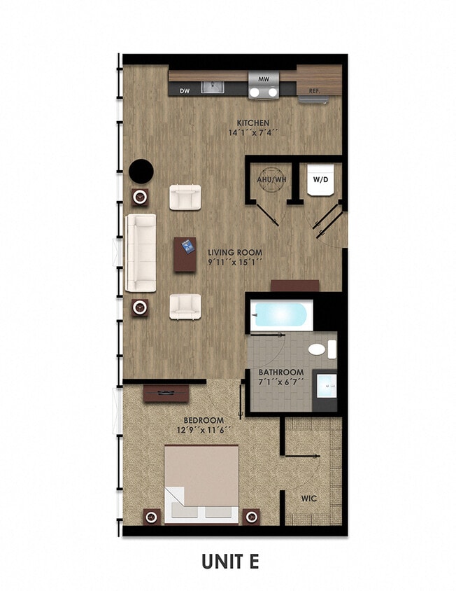 Floor Plan - 1-E