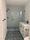 Bathroom with custom tile - 216 44th St Apartments Unit 218