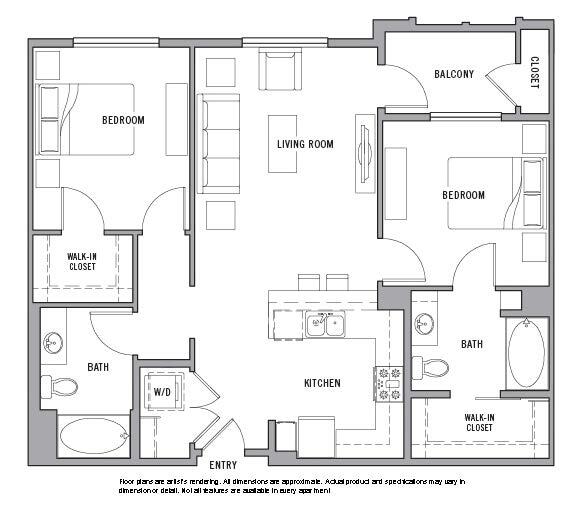 Floor Plan - 2K
