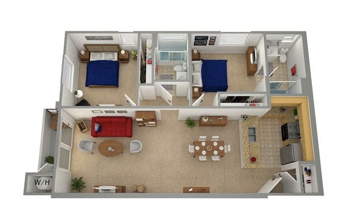Floor Plan - Pinnacles D2