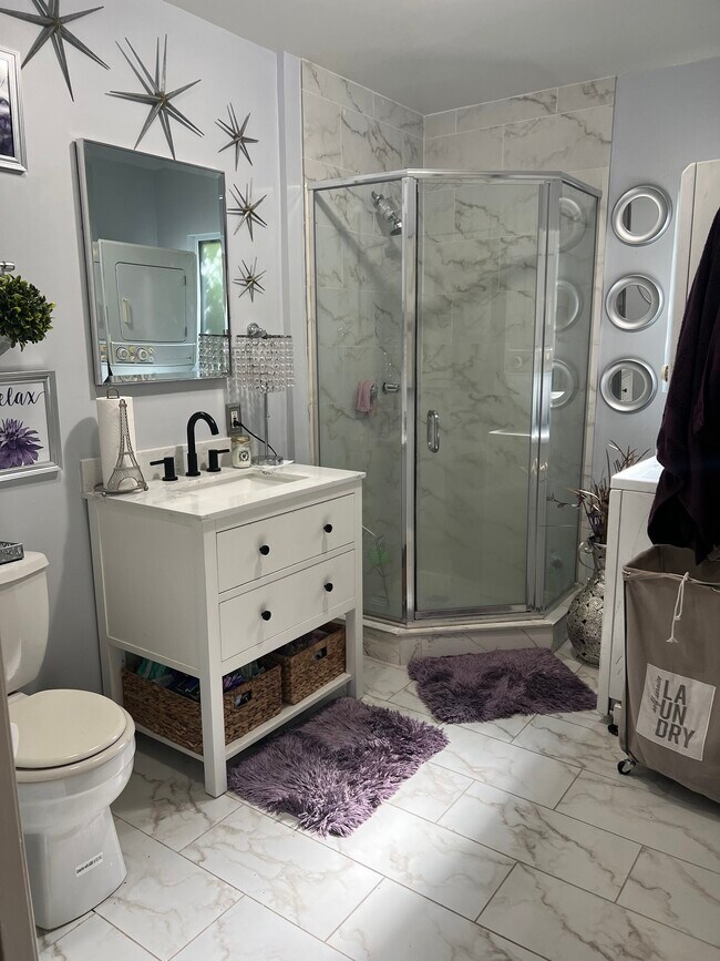 Bathroom with brand new vanity - 6006 Donna Ave