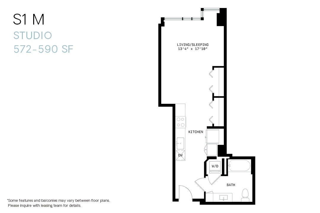 Floor Plan - Studio S1m