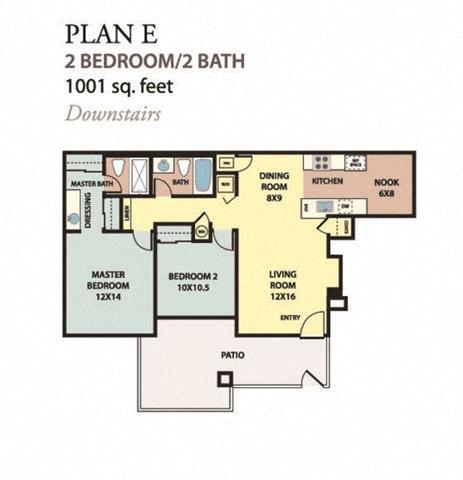 Floor Plan - Plan E Downstairs