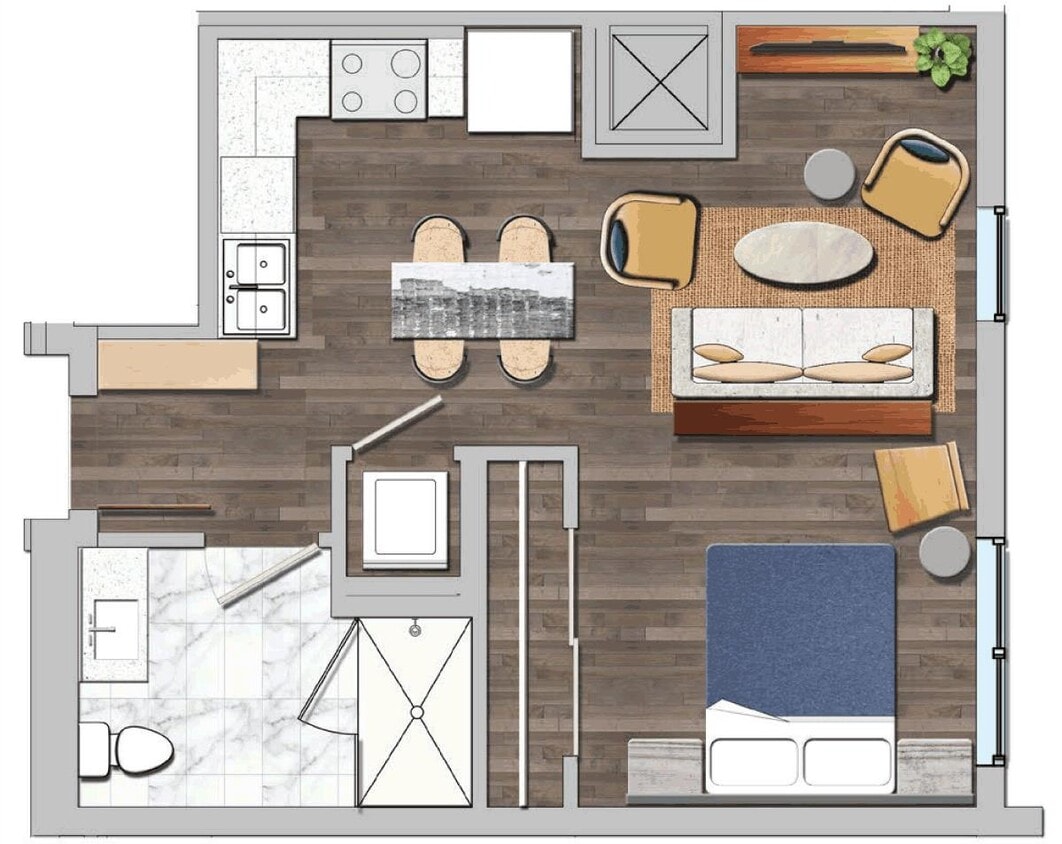 Floor Plan - Studio E