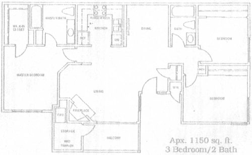 3BR/2BA - 3 Bedroom 2 Bath