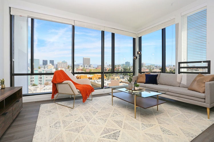 Floor Plan - 1 Bed 1 Bath - 599 sqft