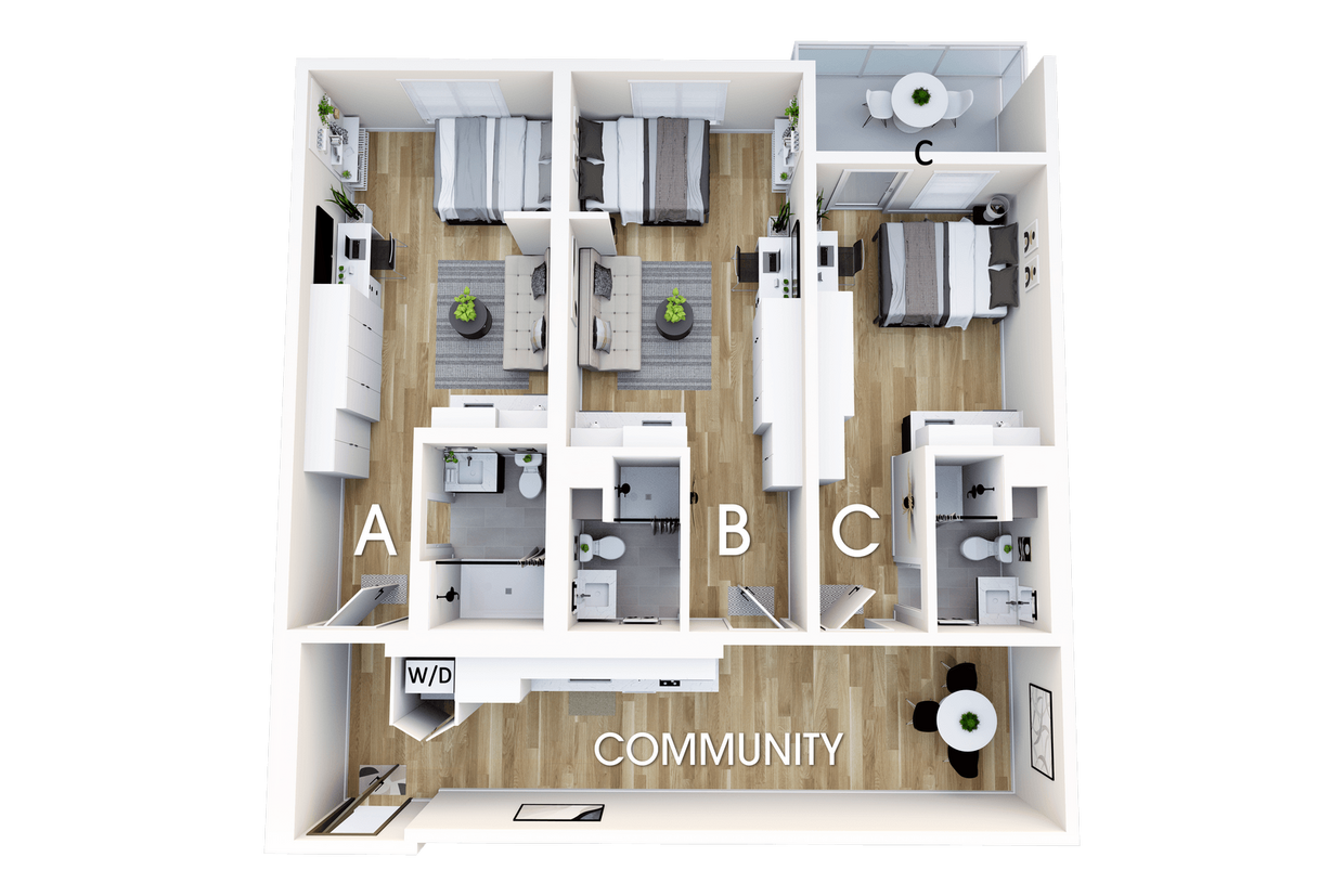 Floor Plan - Coliving Plan 2