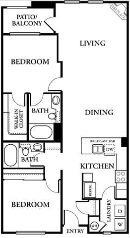Floor Plan - The Lark