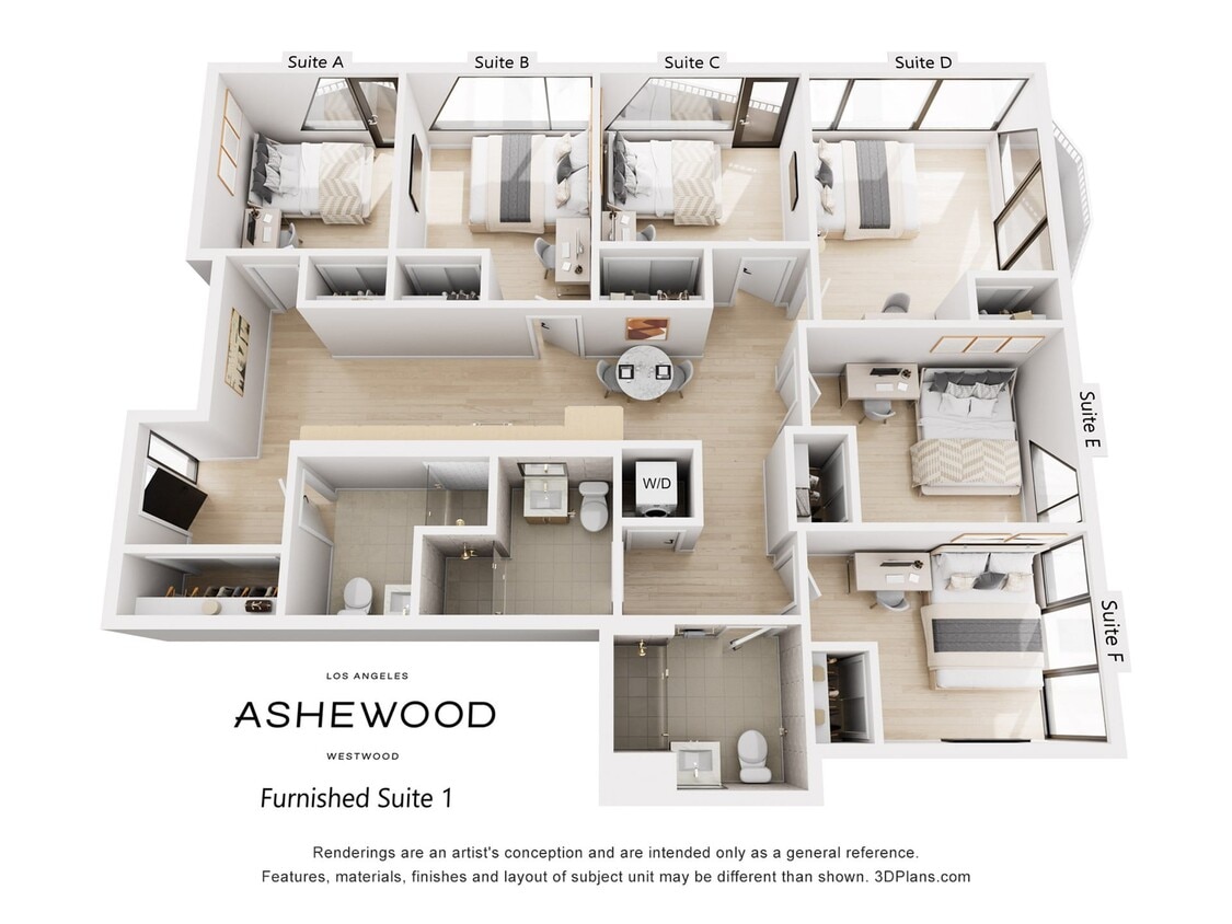 Furnished Ste1_301_6BD_1057 - Furnished Suite 1