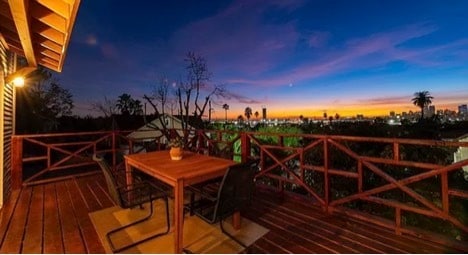 Private 212 sq. ft. deck with stunning views of downtown Los Angeles - 1334 Pennsylvania Ave Unit B