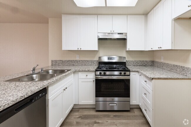 1BR. 1BA - 620SF - Kitchen - Belcourt Seniors Apartments 55+