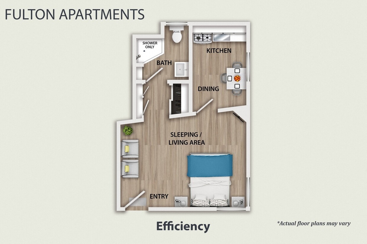Floor Plan - Efficiency