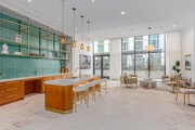 Club Room Kitchen - The Lindley Apartments