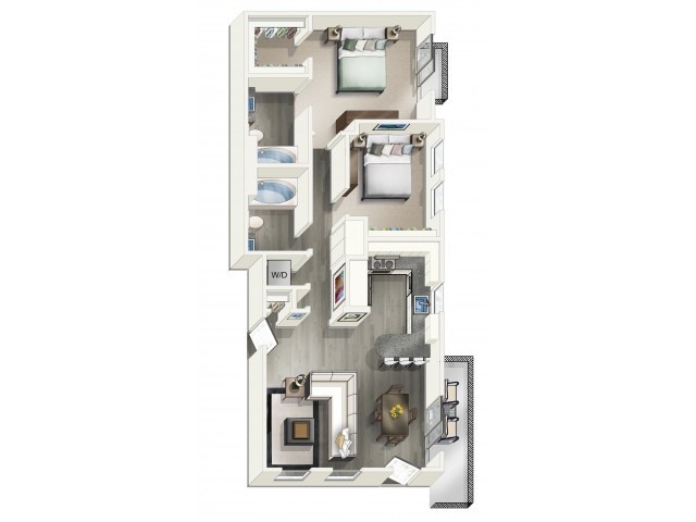 Two Bedrooms - D
