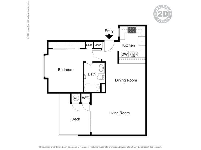 Floor Plan - 1x1