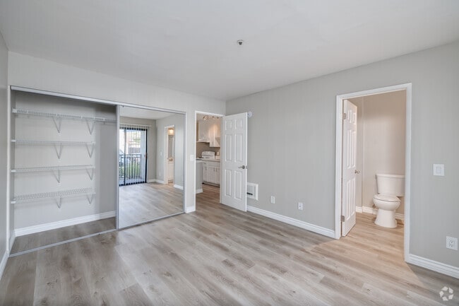 1BR, 1BA - 560SF - Bedroom - Silverado Apartments, a 55+ Community