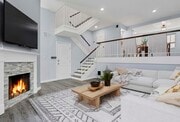 Living Room - 9000 Vanalden Ave Townhome