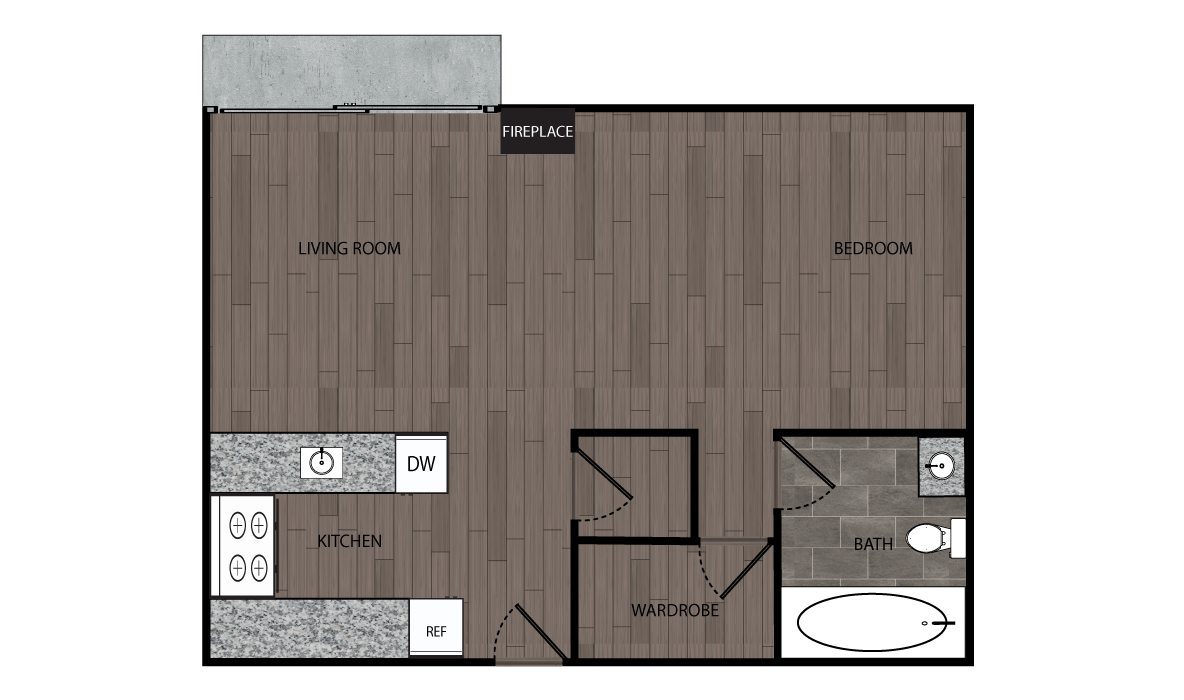 Floor Plan - Studio