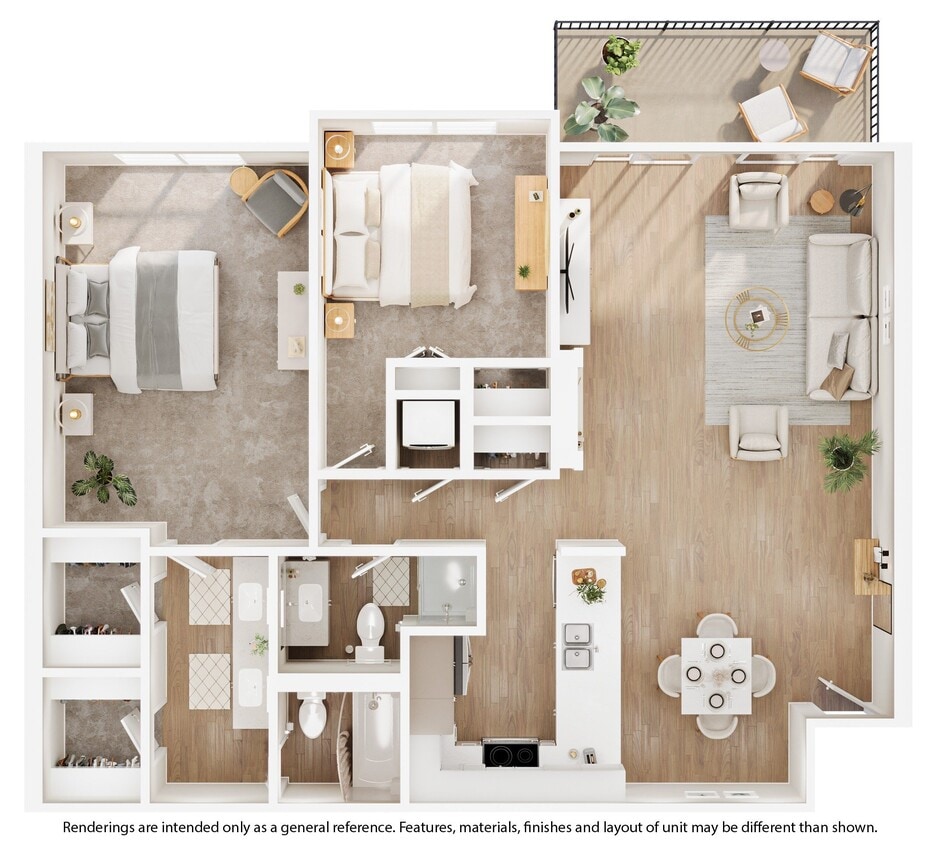 Floor Plan - B3 - Renovated