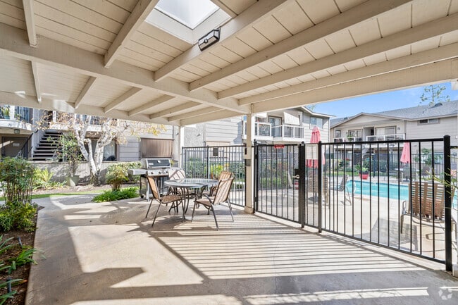 Pool Patio - Sunnyside Senior Apartments