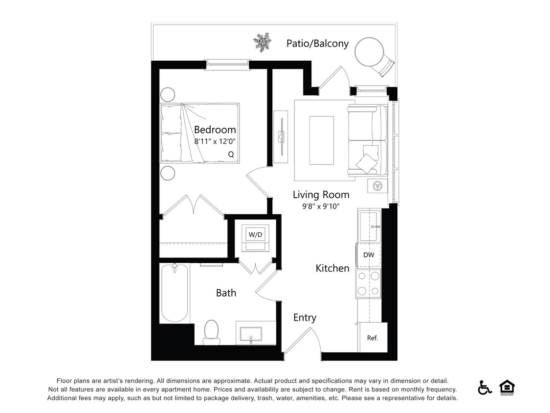 Floor Plan - 501-Broadway_1B3