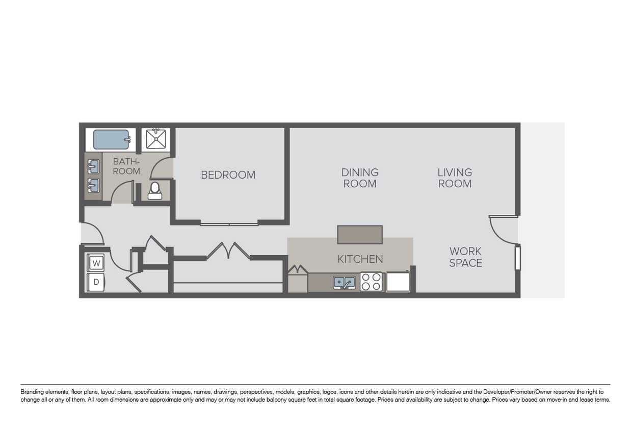 Floor Plan - Live Work Loft