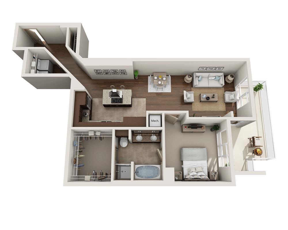 Floor Plan - Plan E (A1F)