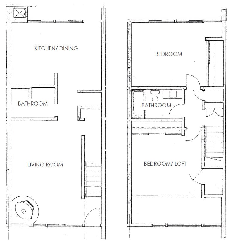 Floorplan - 2B LOFT
