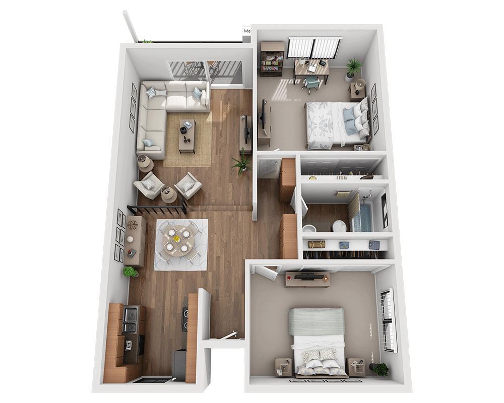 Floor Plan - 2 Bedroom