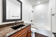 Phase 2 Plan 2 - 2BR, 1BA - 952SF - Primary Bathroom - Santa Barbara Luxury Apartment Homes