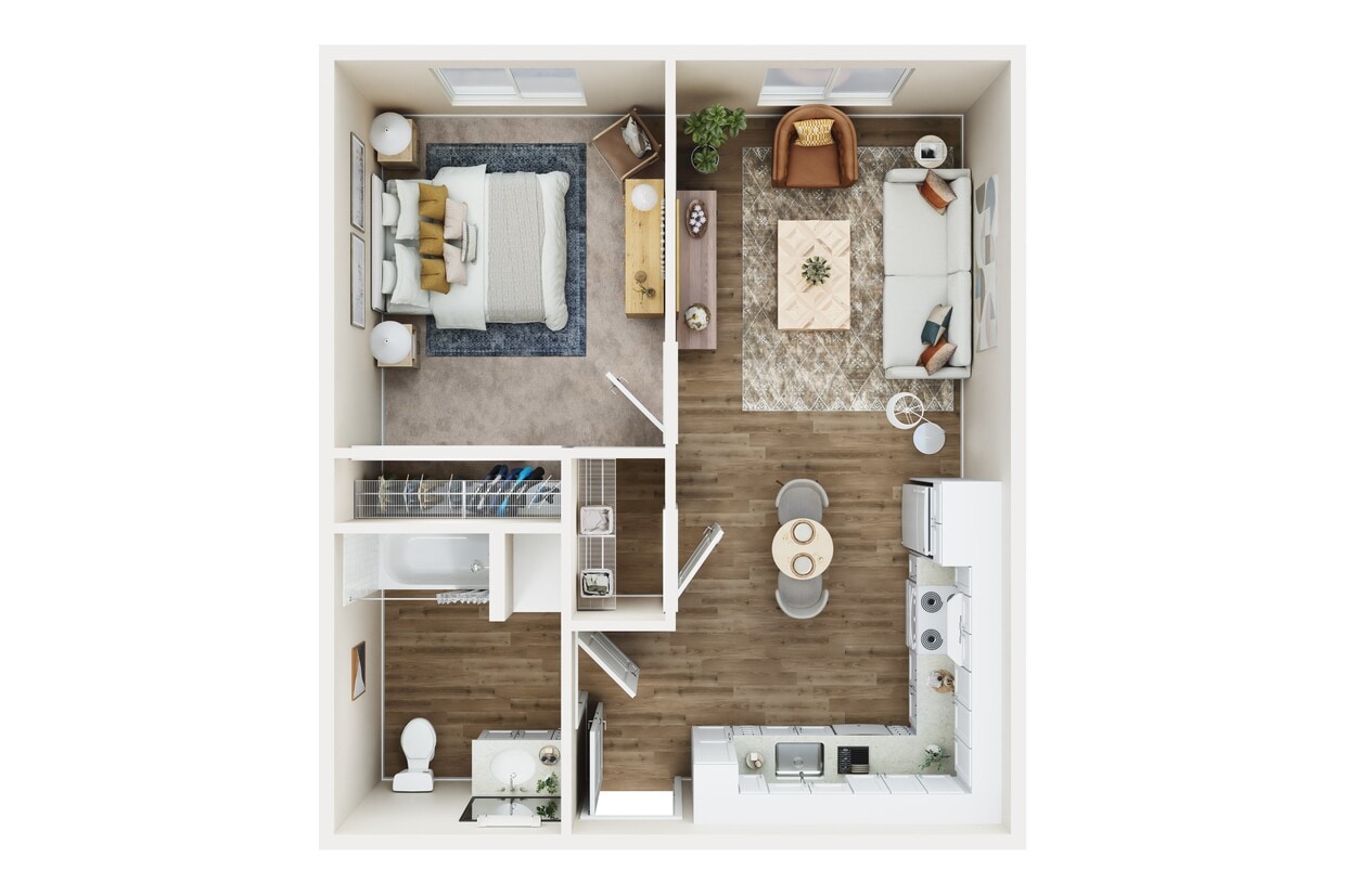 Floor Plan - 1 Bedroom 