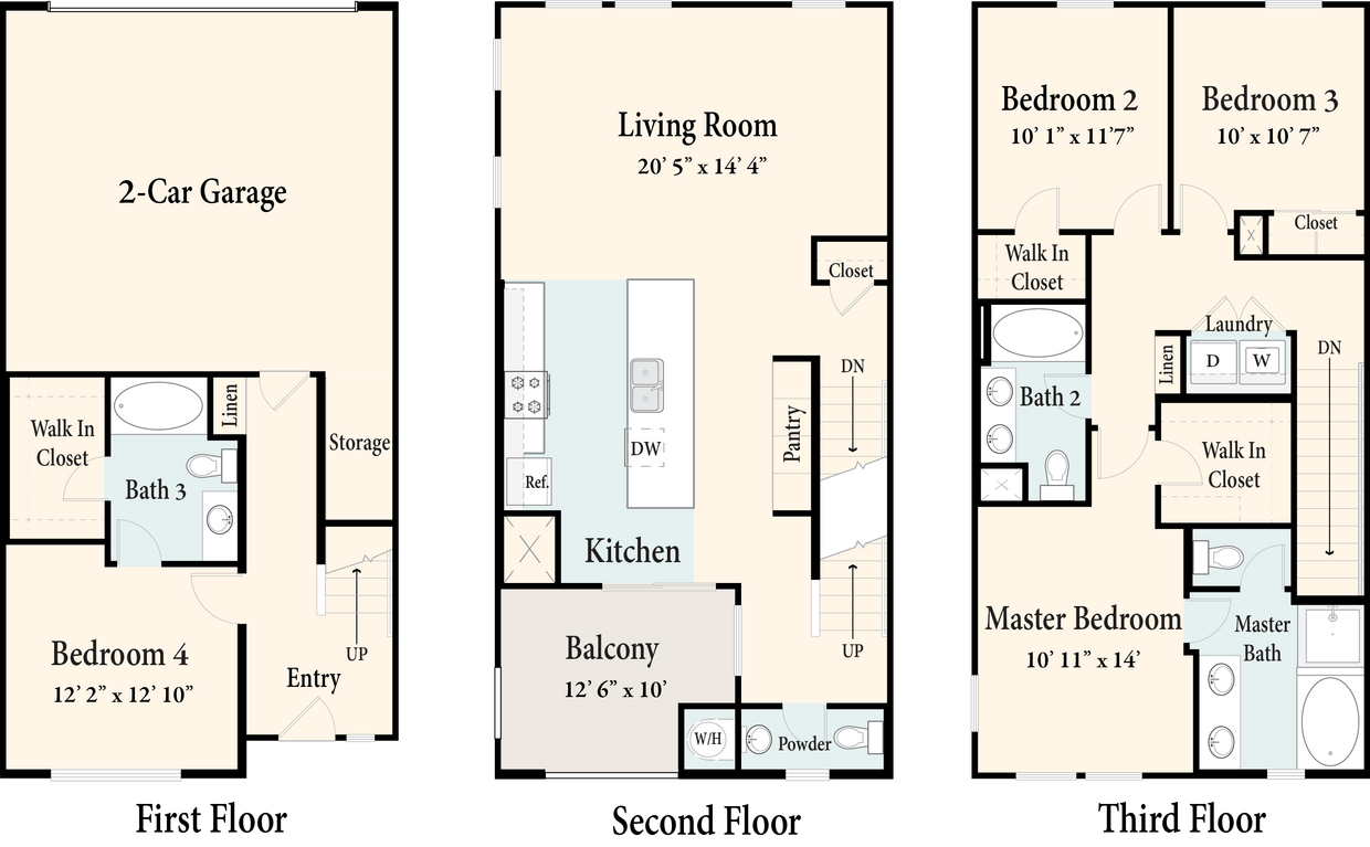 Floor Plan - Reunion - 1987 sf - k