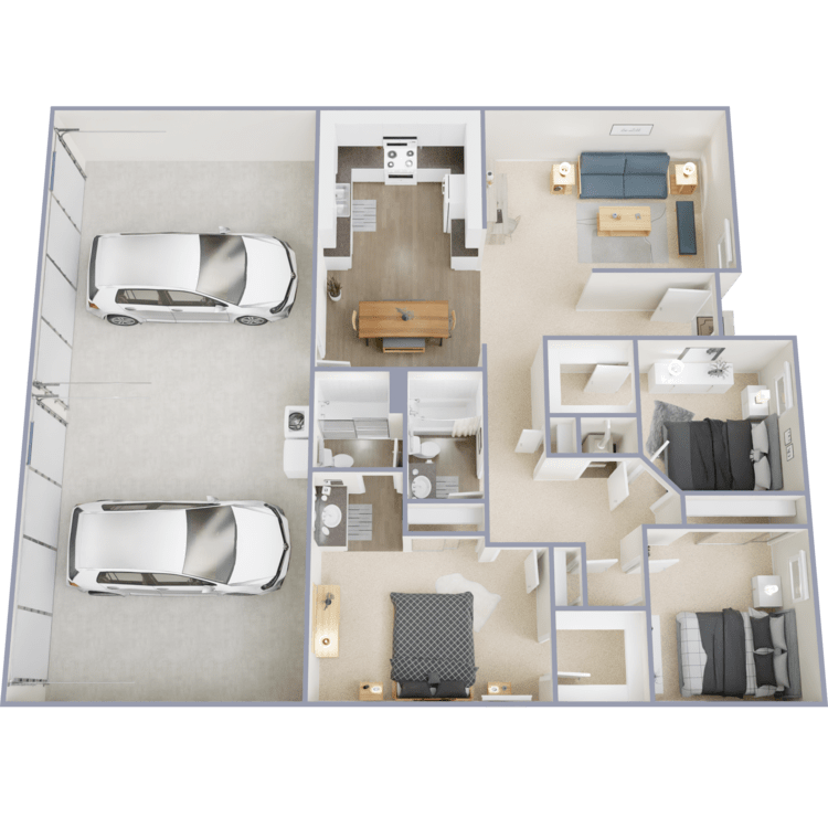 3B_1200_1450_Overhead_451967.png - La Veta Vista - 3 Bed 2 Bath