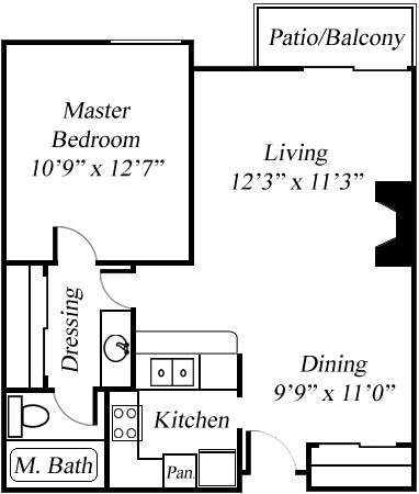 1BR/1BA - 1BR/1BA