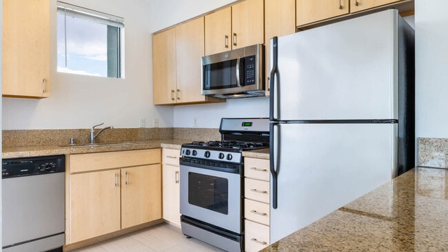 Kitchen with Stainless Steel Appliances - Hikari