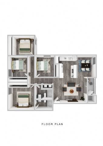 Floor Plan - 4x2