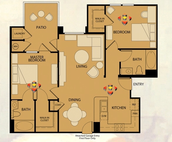 2BR/2BA - Cezanne