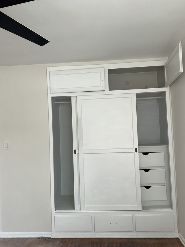 Built in drawers in closet - 1033 Pearl St Unit Front