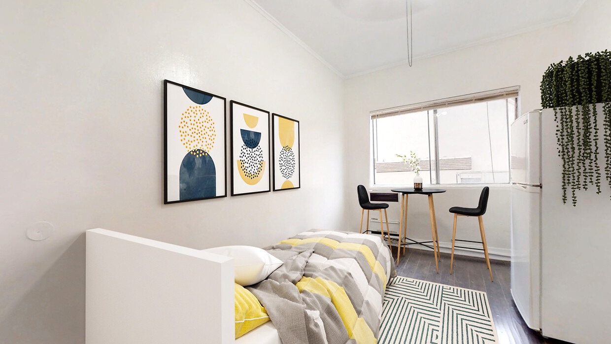 Floor Plan - Studio Shared Bathrooms