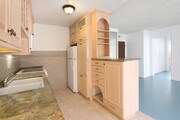Custom kitchen cabinets and appliances. - 250 Linden Ave Condo Unit 208