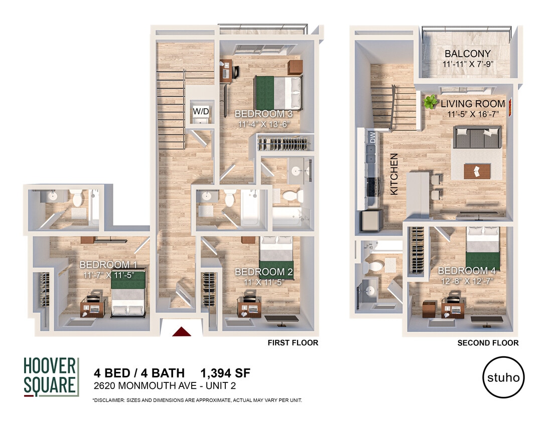 Floor Plan - Four Bedroom - Signature