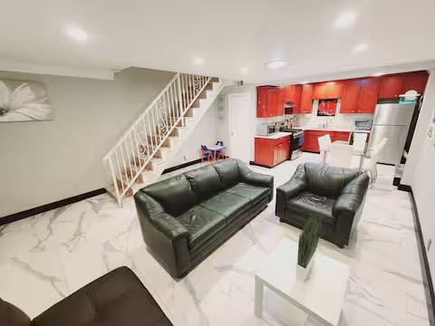 Livng Room - 1214 W Cerritos Ave Apartments Unit D